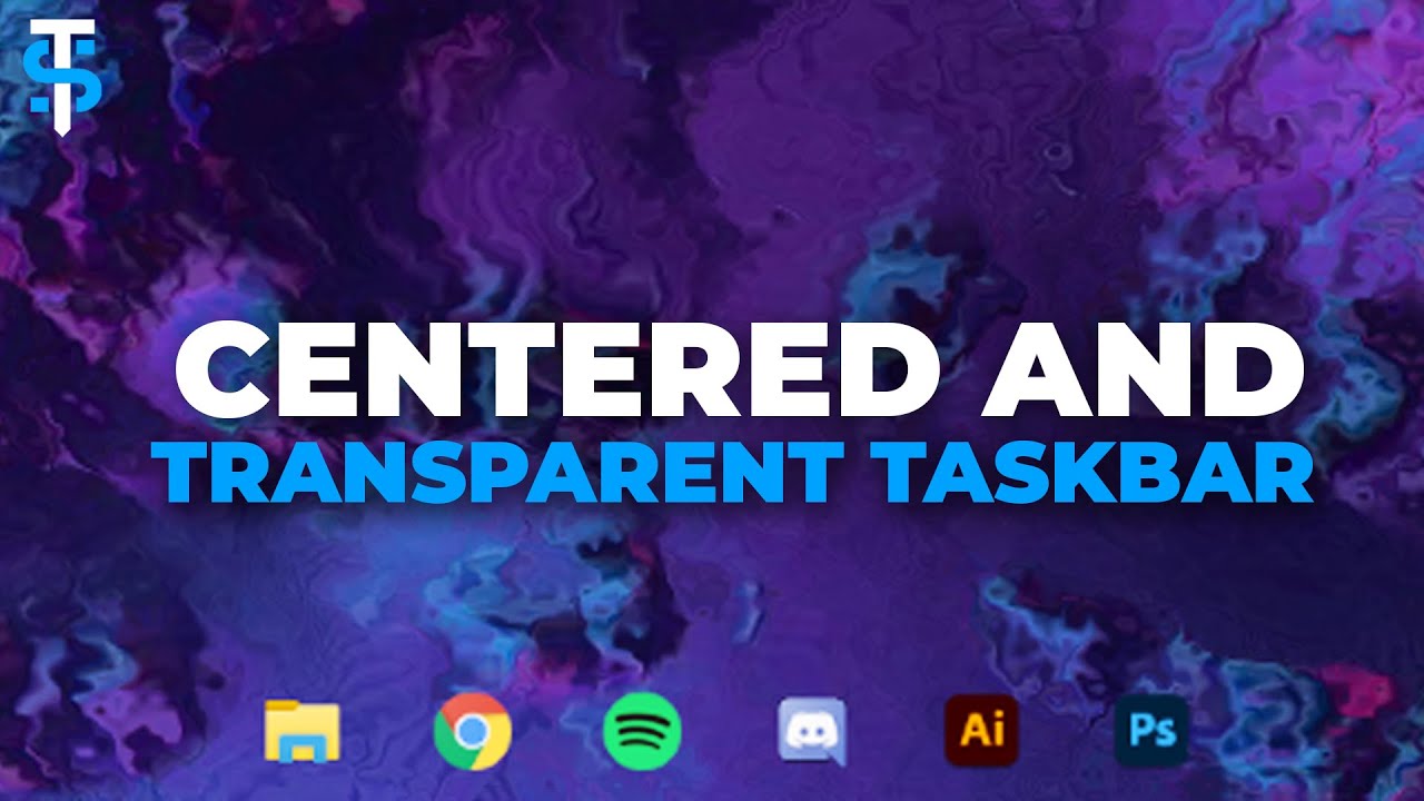 How to make taskbar transparent taskbarx